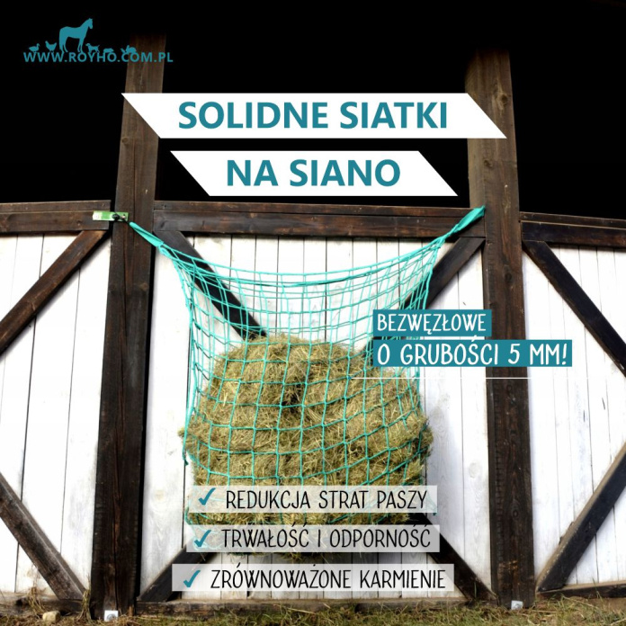 Solidne siatki/worki na siano